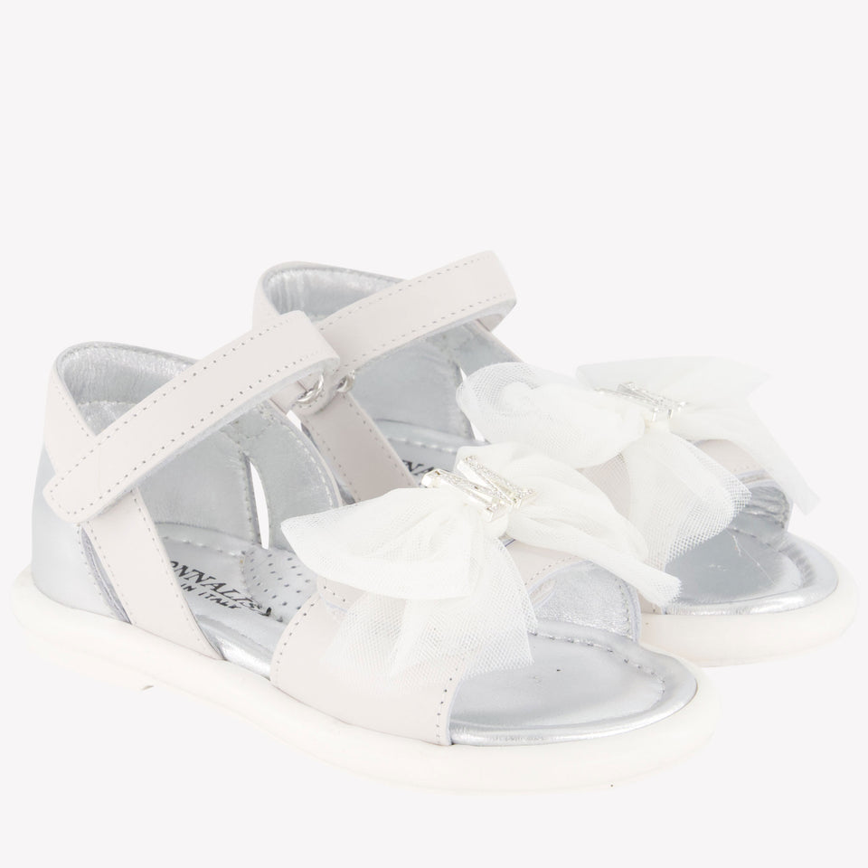 MonnaLisa Filles Sandales Blanc