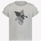 T-shirt di Liu Jo per bambini Bianco Sporco