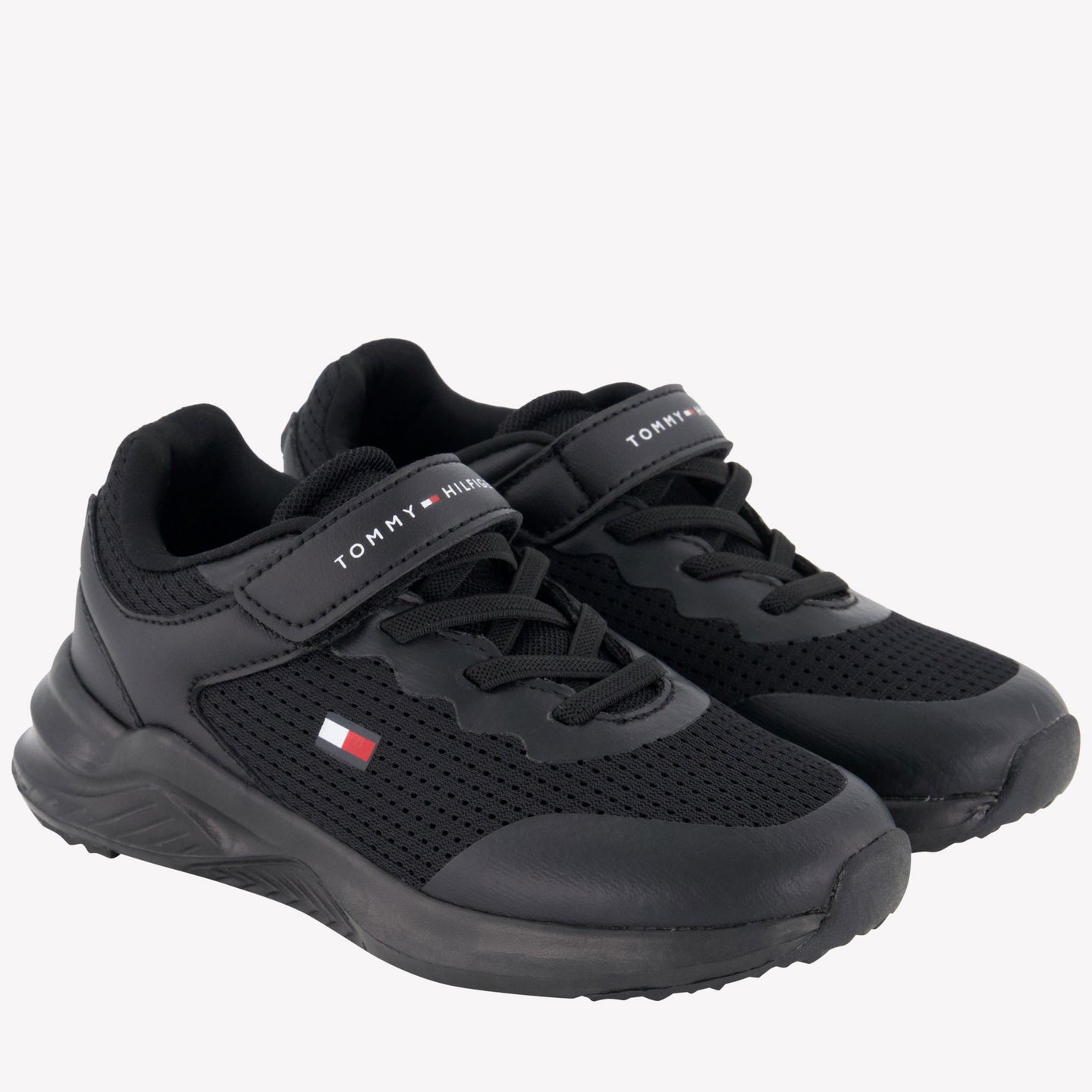 Tommy Hilfiger Jungen Sneakers Schwarz