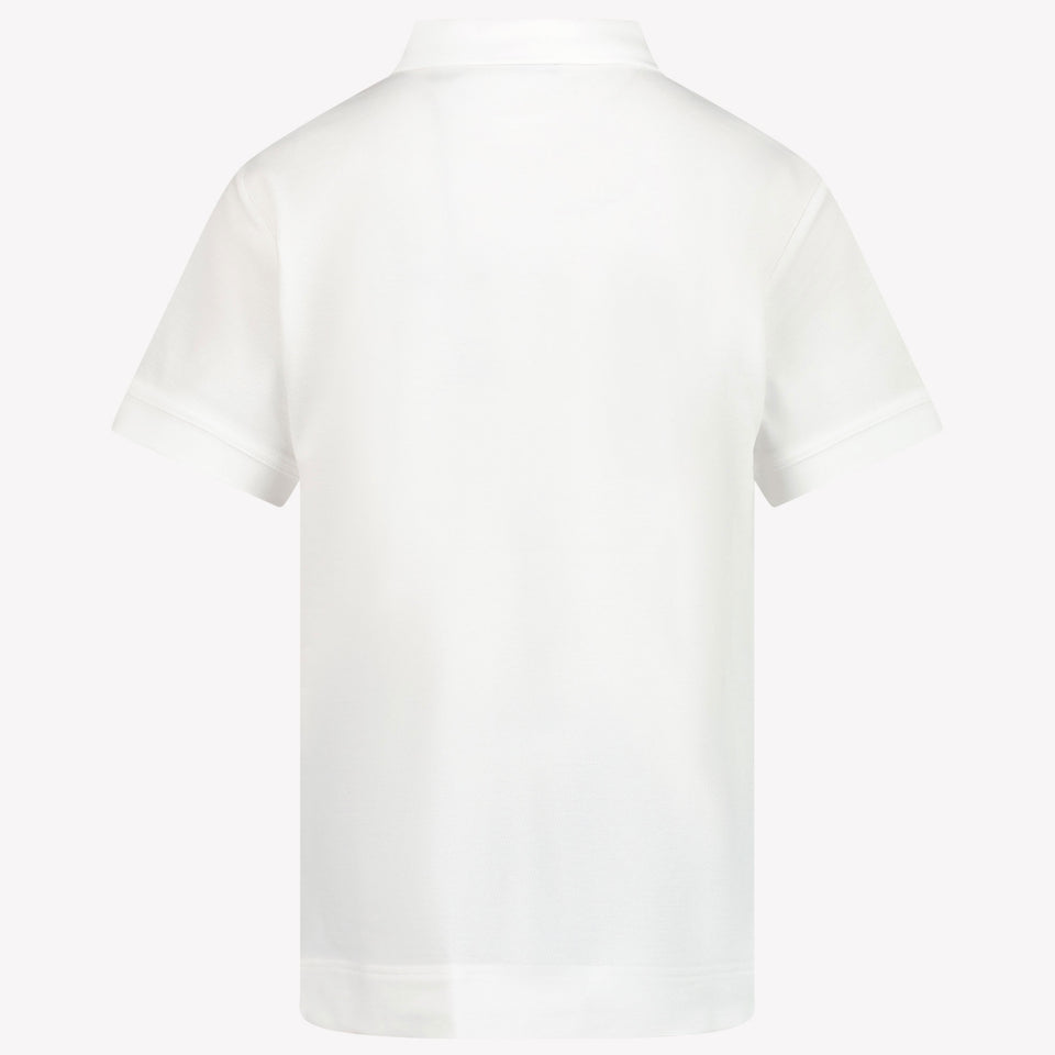 Burberry Enfants Johane Garçons Polo Blanc