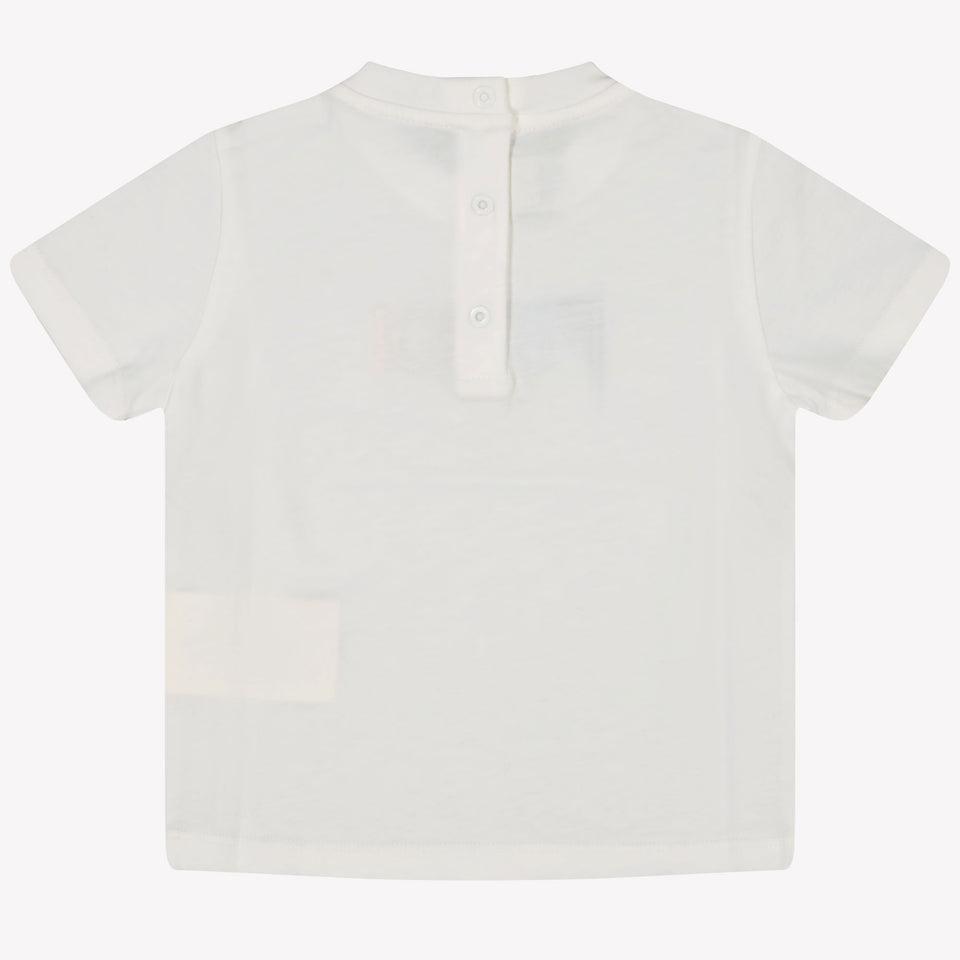 Fendi Baby Unisex Camiseta blanca