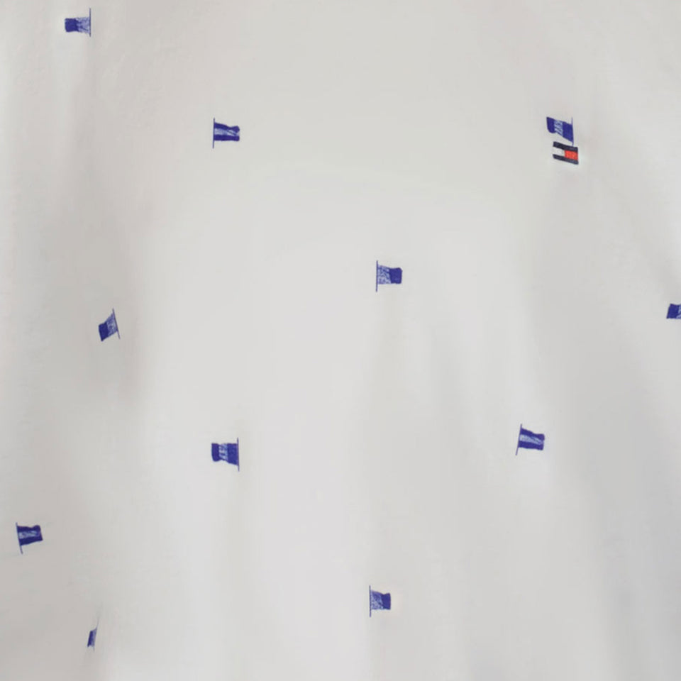 Tommy Hilfiger Enfant Garçons T-shirt Blanc