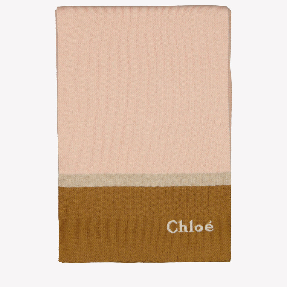 Chloe Filles Foulard Rose Léger