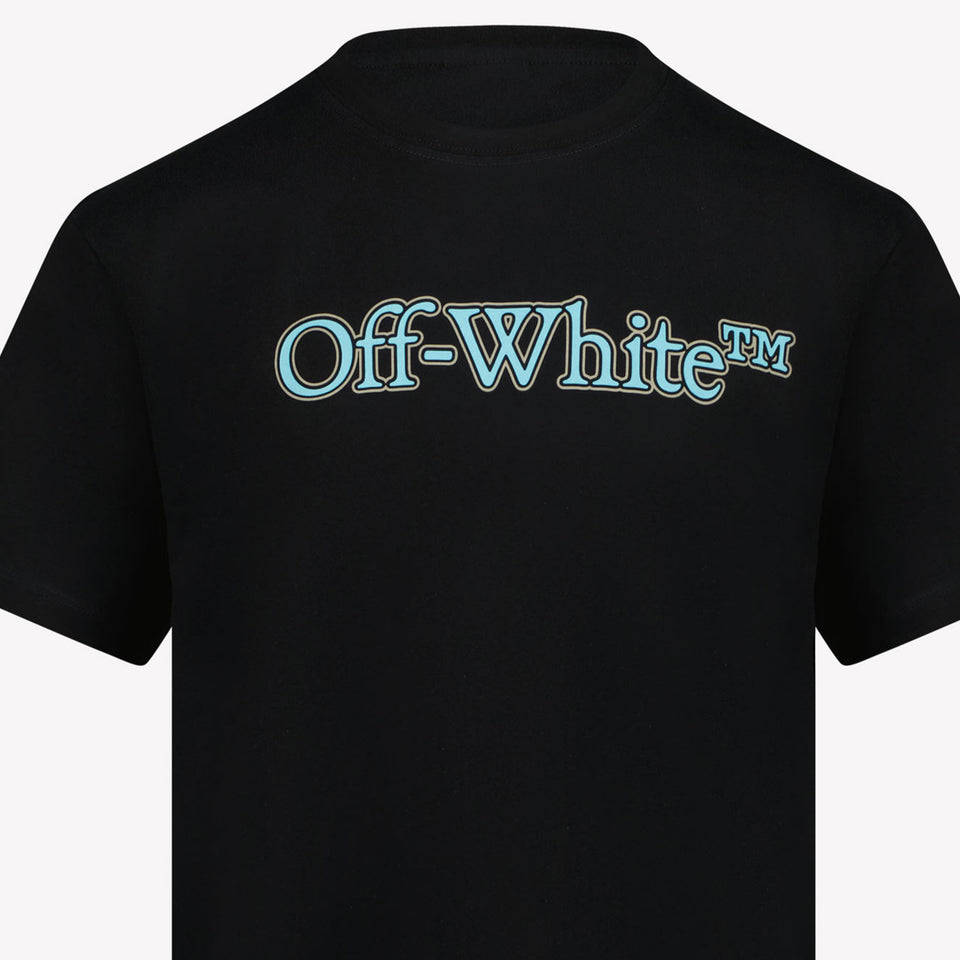 Off-White Kinder Unisex T-Shirt in Schwarz