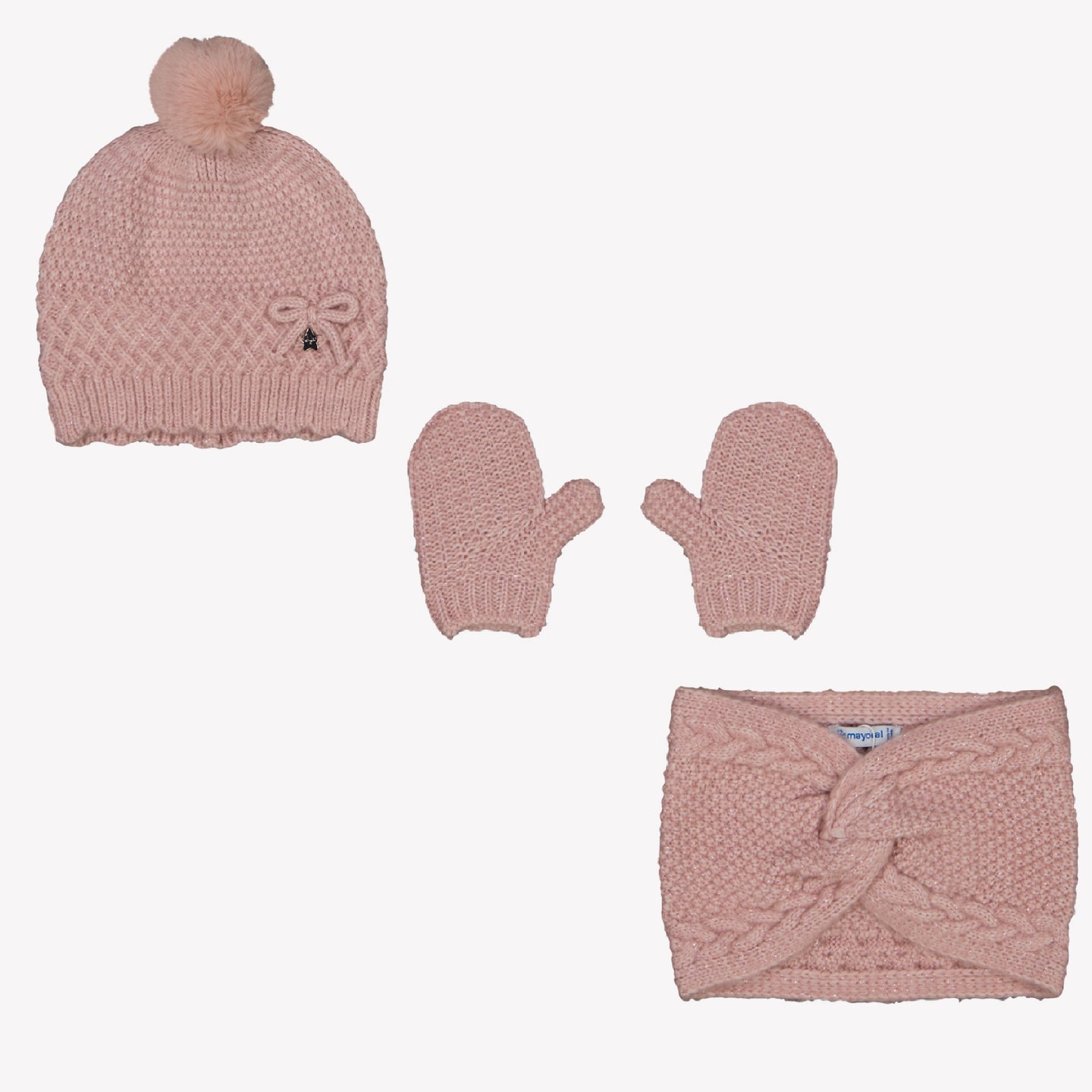 Mayoral Bébé Filles Bonnet Rose Léger