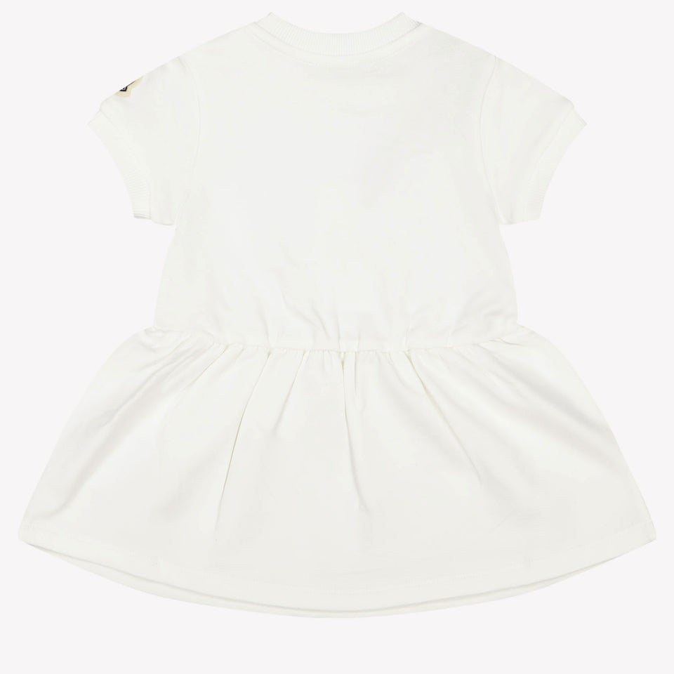 Moncler Baby Mädchen Kleid Weiß