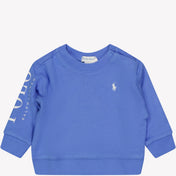 Ralph Lauren baby drenge sweater lyseblå