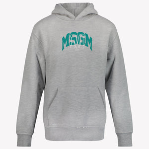 MSGM Enfant Garçons Pull Gris