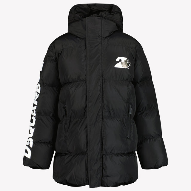 Dsquared2 Jungen Wintermantel Schwarz