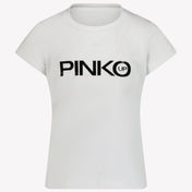 Pinko Mädchen T-Shirt Weiß