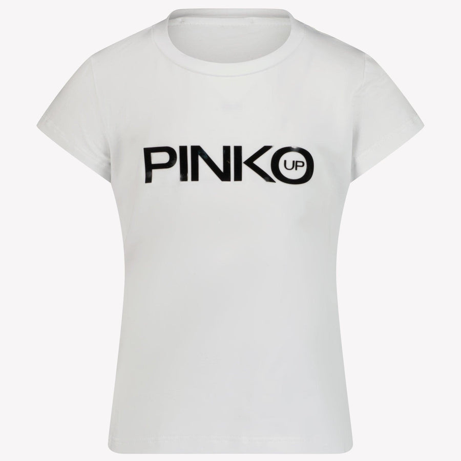 Pinko Meisjes T-Shirt Wit