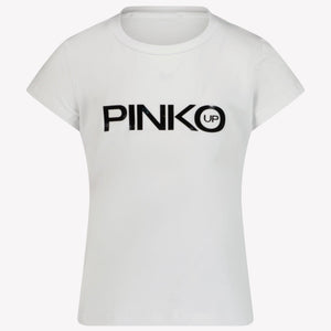Pinko Mädchen T-Shirt Weiß