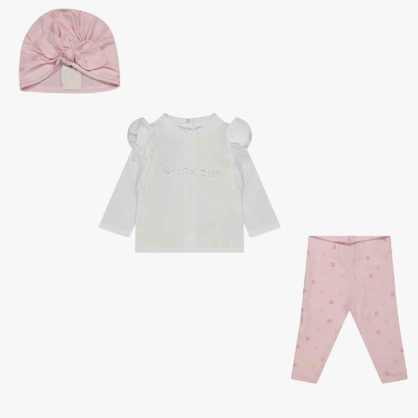 Givenchy Bébé Filles Ensemble Rose Léger