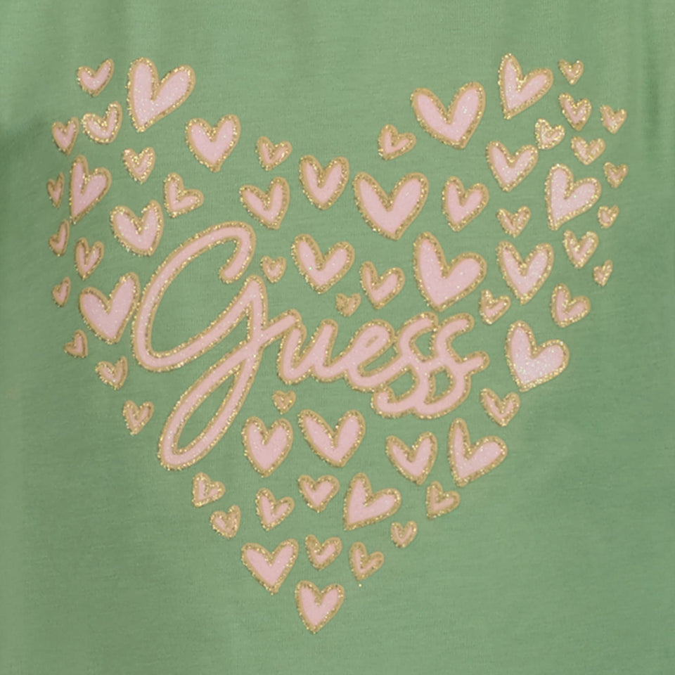 Guess Kinder Meisjes T-Shirt Groen