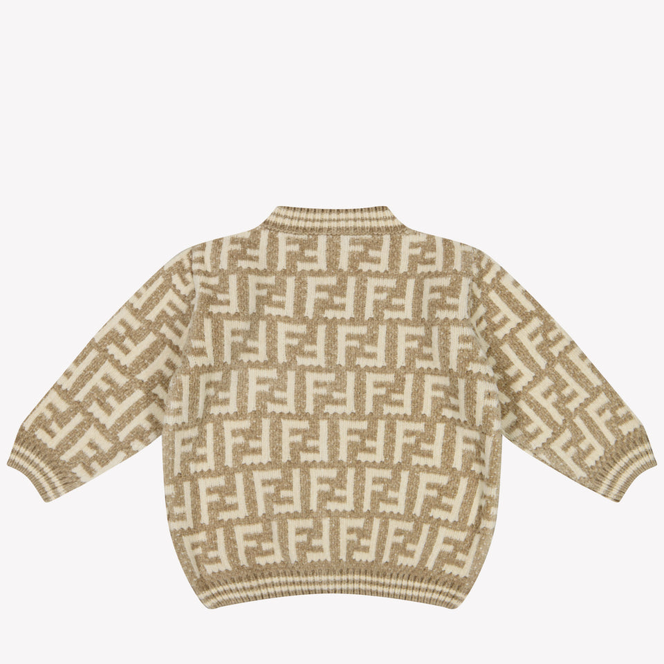 Fendi Bambino Ragazzi Maglia Beige