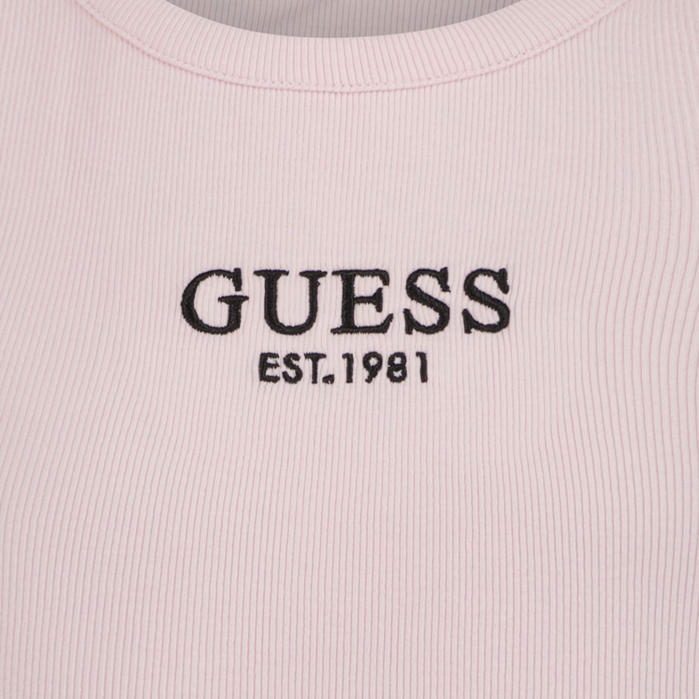 Guess Ragazzo Ragazze Maglietta Rosa Chiaro