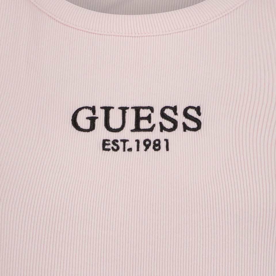 Guess Niño Chicas Camiseta Rosa claro