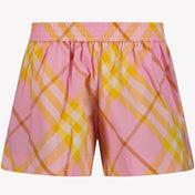 Burberry flickor shorts rosa