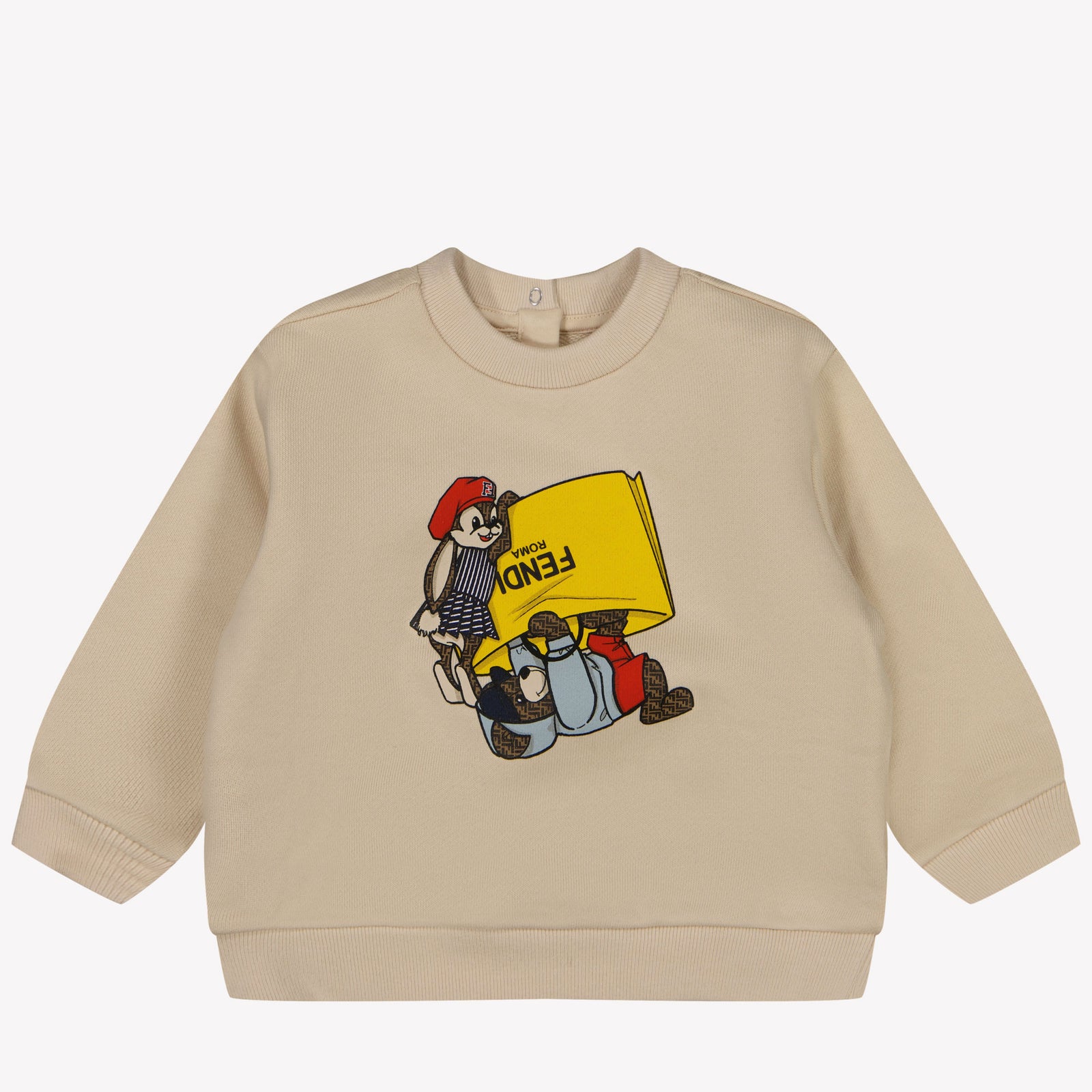 Fendi Bébé Unisexe Pull-over Beige