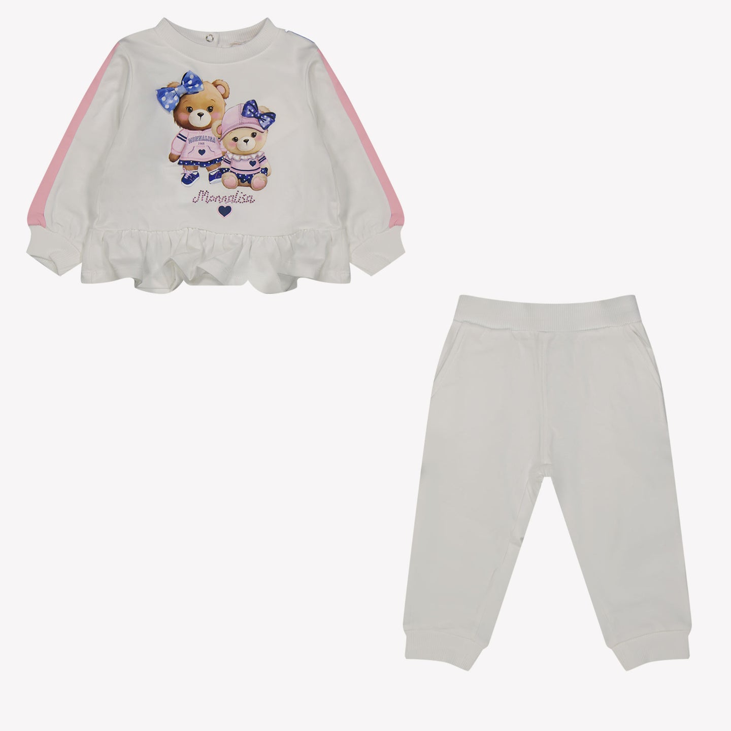 MonnaLisa Bébé Filles Jogging Suit off White