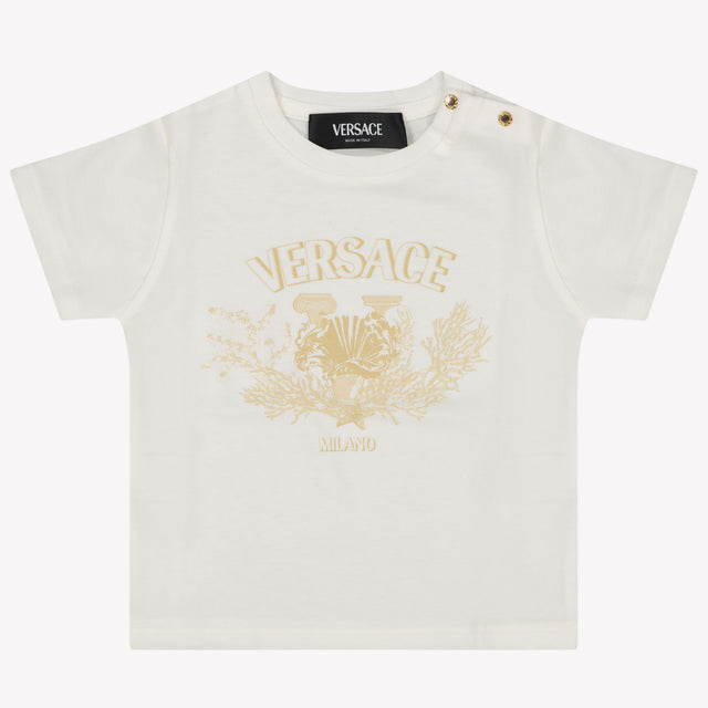 Versace Bambino Unisex Maglietta Bianco