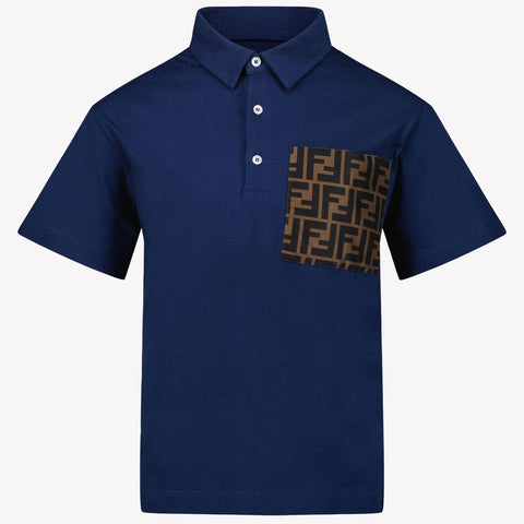 Fendi Jungen Polo Blau