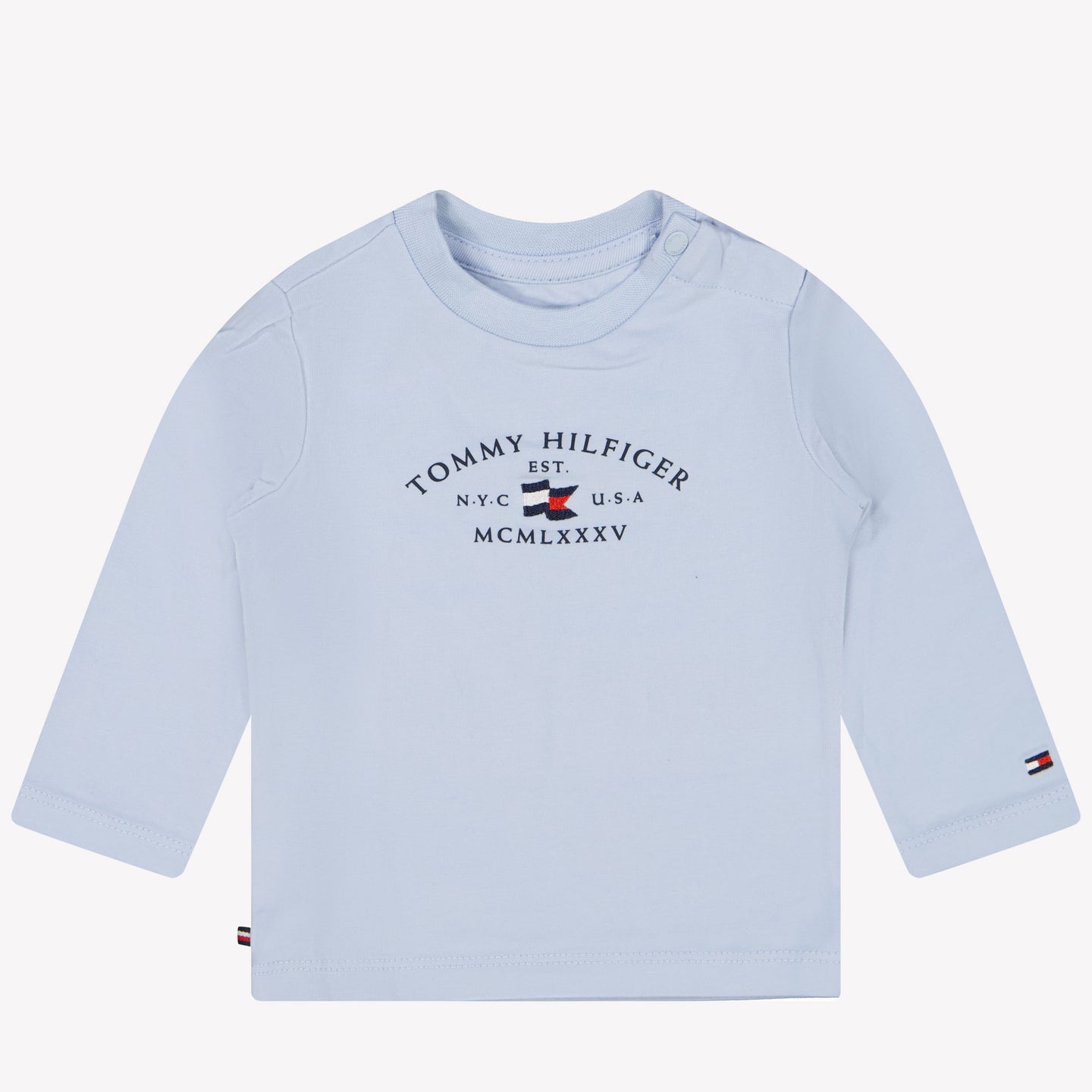 Tommy Hilfiger Bébé Unisexe T-shirt Bleu Clair