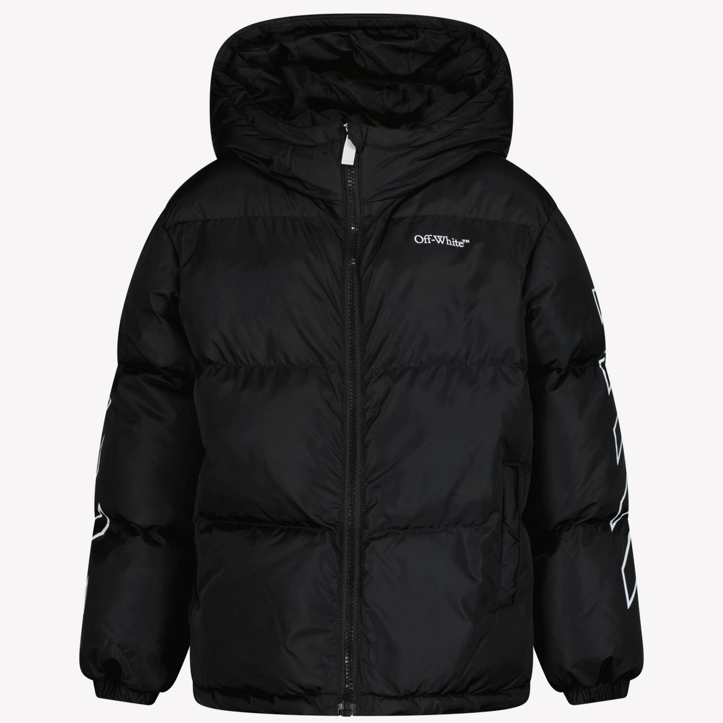 Off-White Chaqueta de invierno de niños Negro