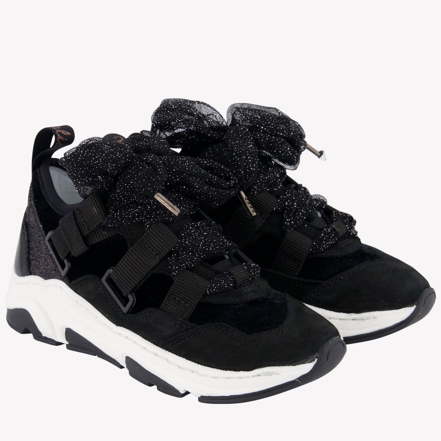 MonnaLisa Mädchen Sneakers Schwarz