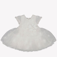 MonnaLisa Baby Mädchen Kleid Grauweiß