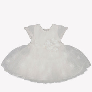 MonnaLisa Baby Mädchen Kleid Grauweiß