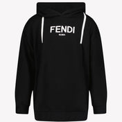 Sweter dla dziewcząt dla dzieci Fendi Black