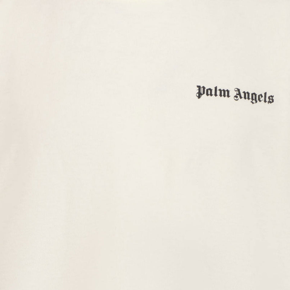 Palm Angels Ragazzo Ragazzi Maglietta dentro Ecru