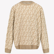 Fendi Niño Unisex Suéter Beige