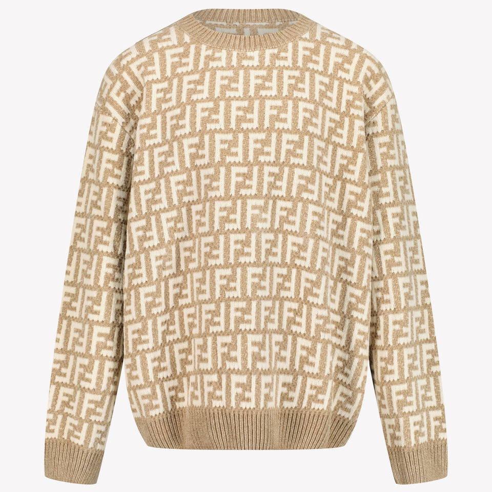 Fendi Enfant Unisexe Pull-over Beige