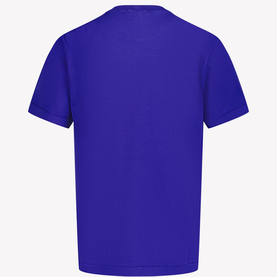 Stone Island Kinder Jongens T-Shirt Cobalt Blauw