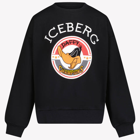 Iceberg Ragazzo Ragazzi Maglione Nero