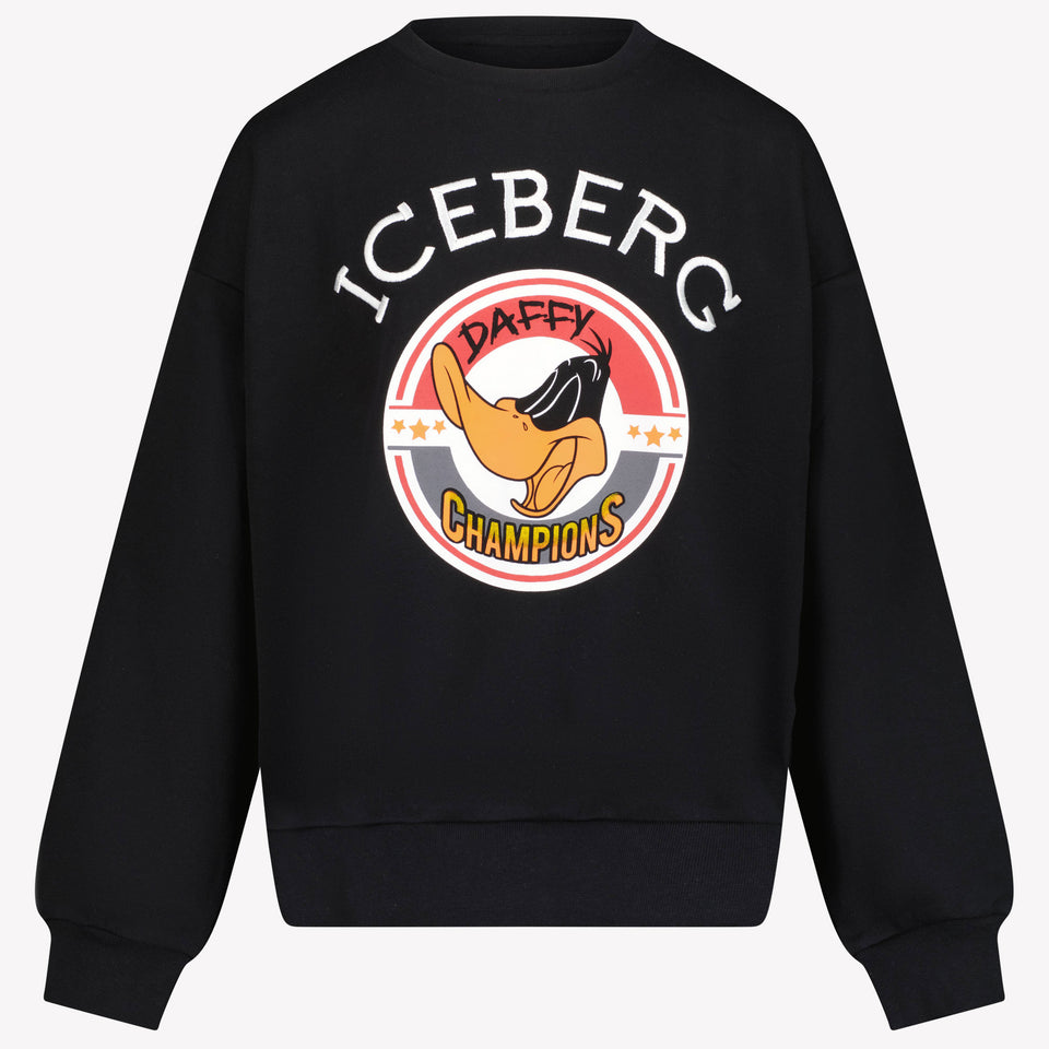 Iceberg Kinderjungenpullover Schwarz