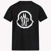 Moncler Kids Boys t-skjorte svart