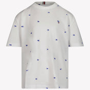 Tommy Hilfiger Enfant Garçons T-shirt Blanc