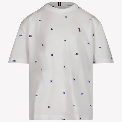 Tommy Hilfiger Enfant Garçons T-shirt Blanc