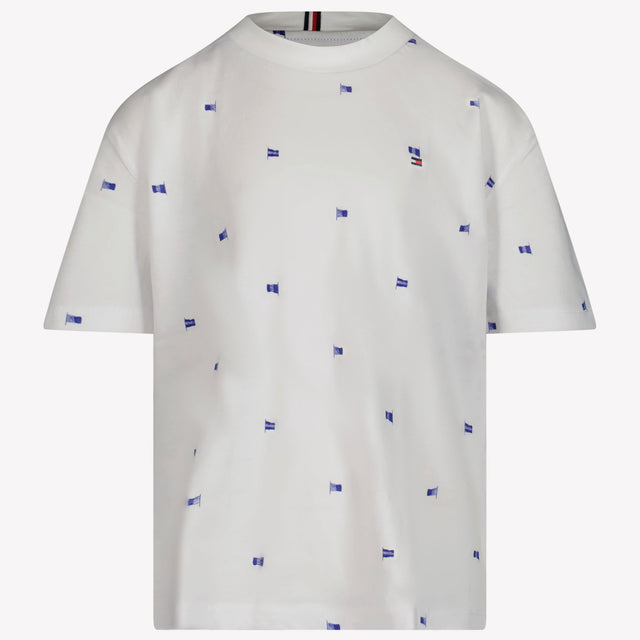 Tommy Hilfiger Enfant Garçons T-shirt Blanc