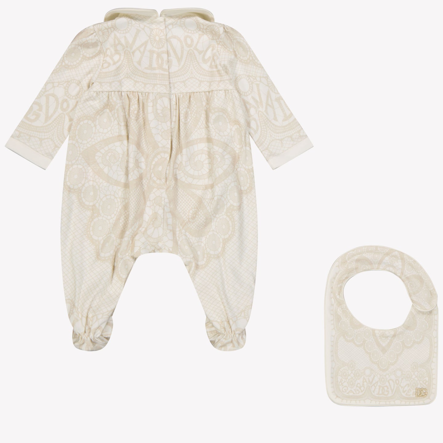 Dolce & Gabbana Bambino Unisex Tuta in scatola Beige Chiaro