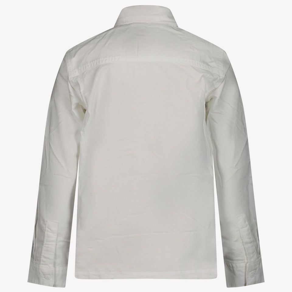 Calvin Klein Enfant Garçons Blouse Blanc