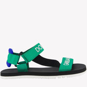 Dolce & Gabbana infantil sandálias de meninos verdes