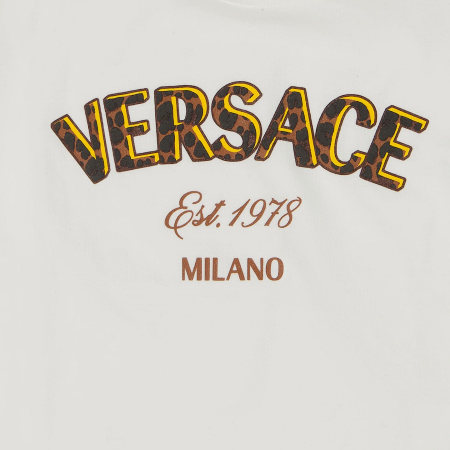 Versace Baby Unisex Camiseta blanca