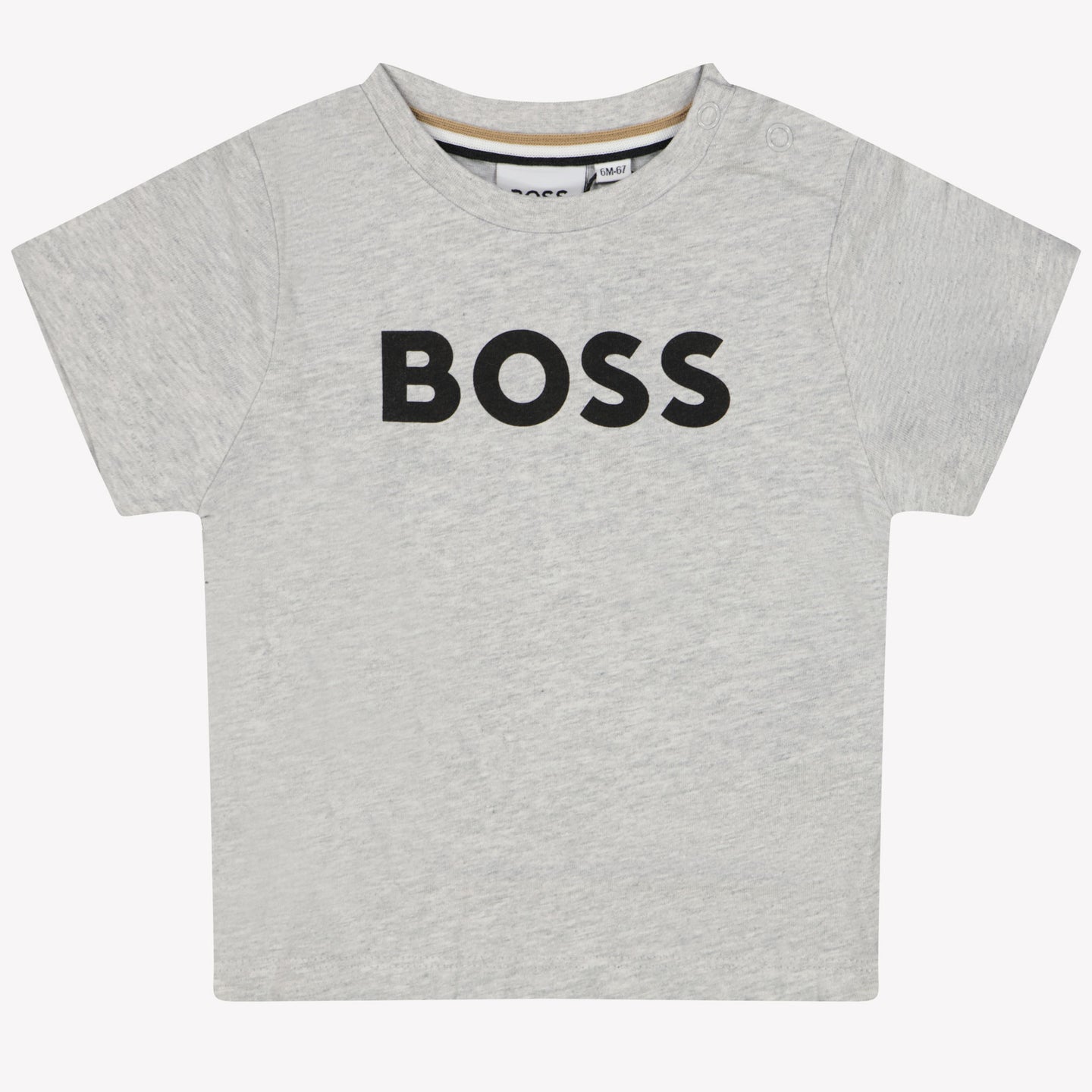 Boss Bebé Chicos Camiseta Gris Claro