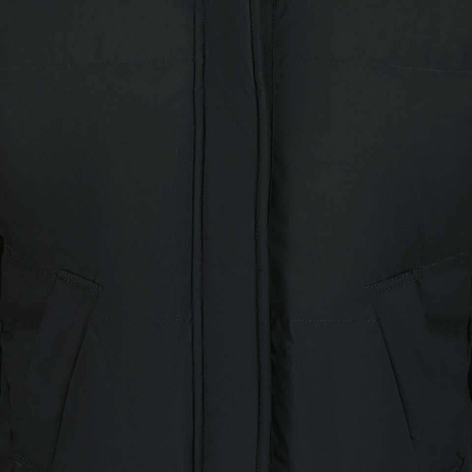 Airforce Mädchen Winterjacke Schwarz