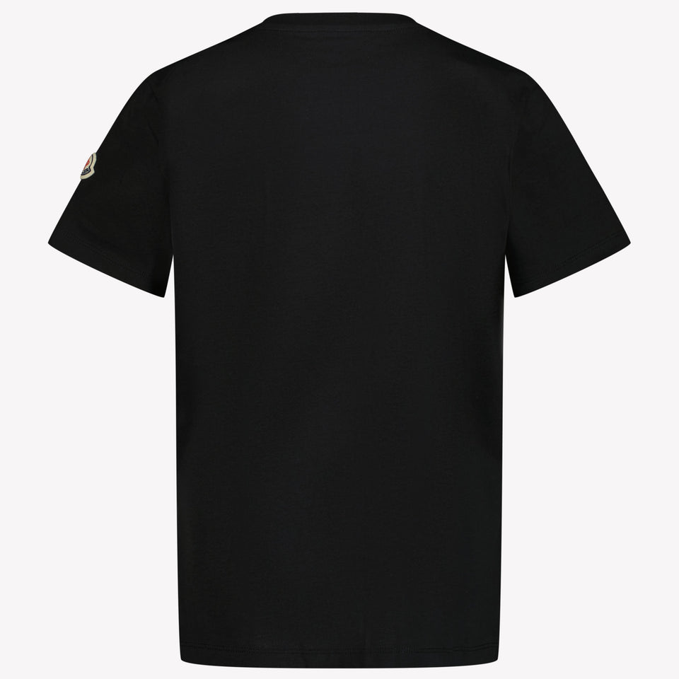 Moncler Niño Chicos Camiseta en Negro