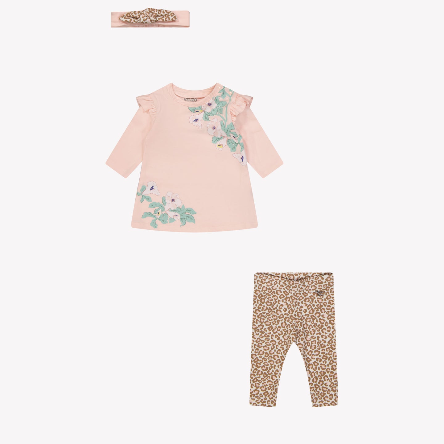 Kenzo Kids Baby Girl Set rosa claro